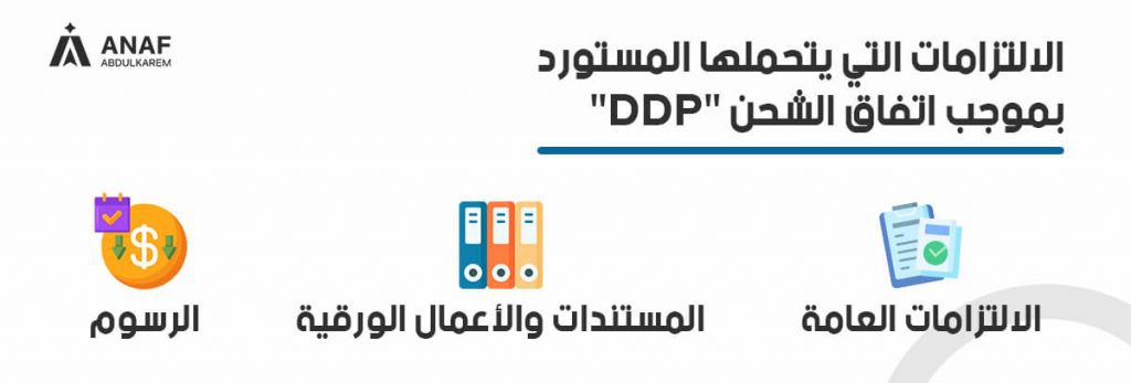 التزامات المستورد والمورد بموجب اتفاق الشحن "DDP"